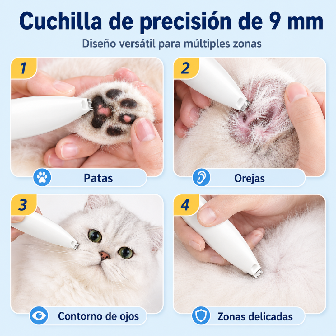 Pet Trimmer - Cortapelos de Precisión para Mascotas